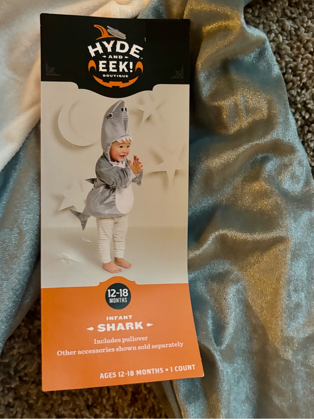 NWT Target Hyde & EEK! Boutique Baby Shark Halloween Costume 12-18M